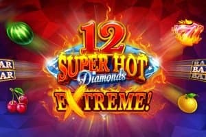 12 Super Hot Diamonds Extreme slot game by Wizard Games