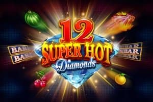 12 Super Hot Diamonds slot game by Wizard Games