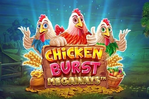 Chicken Burst Megaways slot game by Wizard Games
