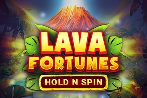 Lava Fortunes Hold N Spin slot game by Wizard Games