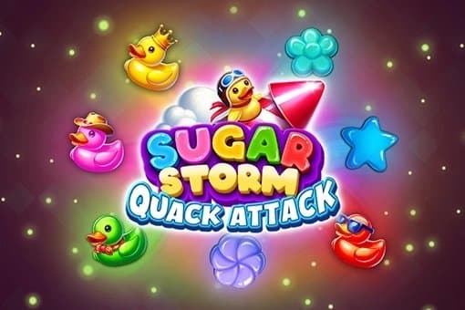 Sugar Storm Quack Attack slot game by Wizard Games