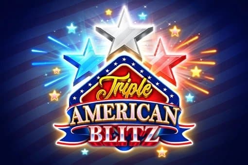 Triple American Blitz slot game by Wizard Games