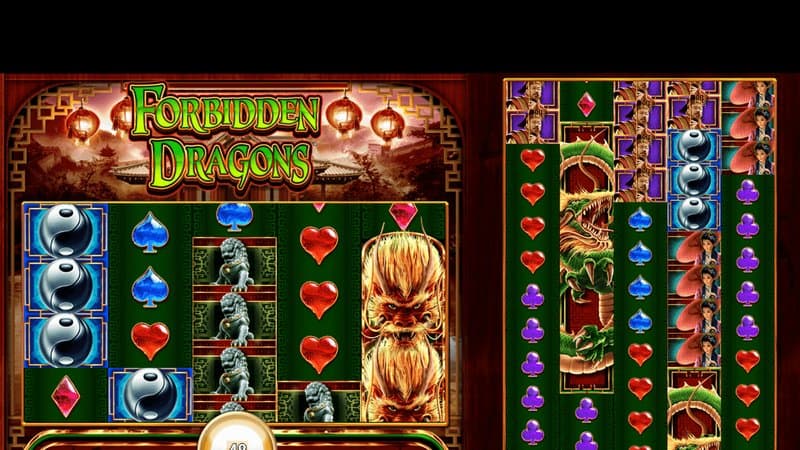 Forbidden Dragons slot game by WMS