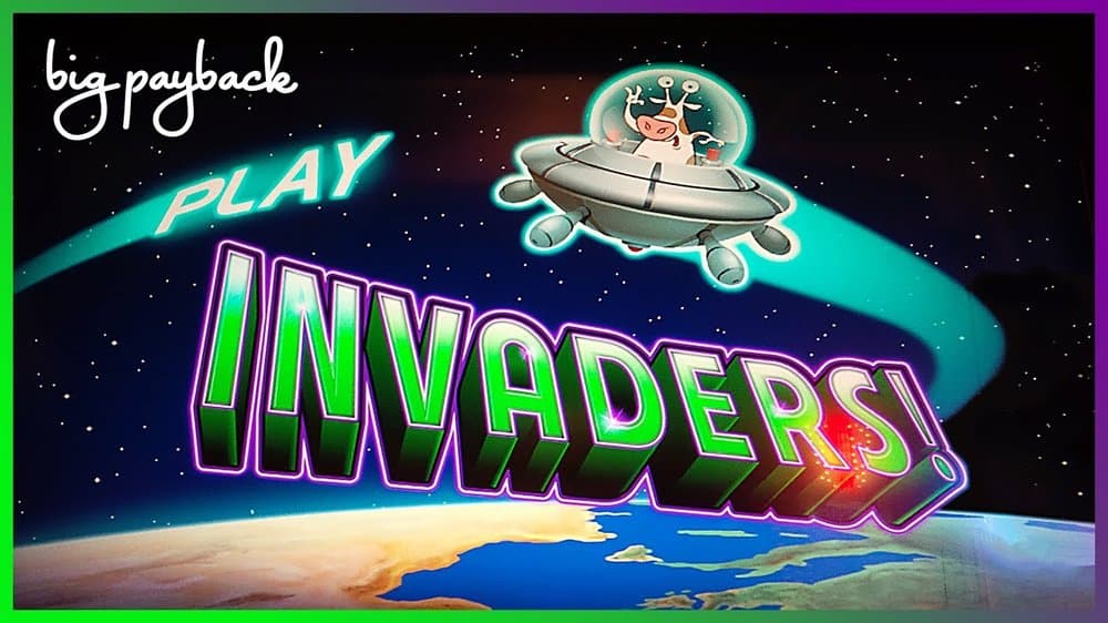 Invaders from the Planet Moolah slot game by WMS