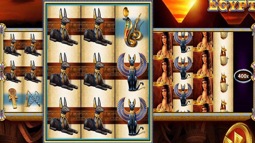 Lady of Egypt slot game by WMS