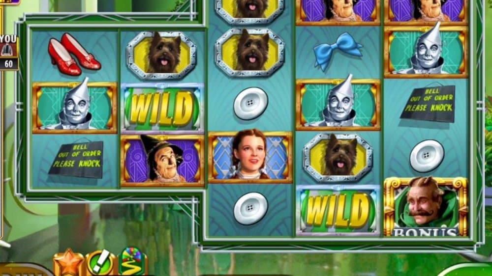 Wizard of Oz Emerald City slot game by WMS