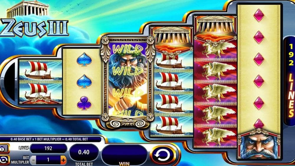 Zeus 3 slot game by WMS