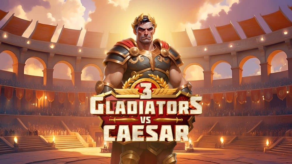 3 Gladiators vs Caesar slot game by Yggdrasil Gaming