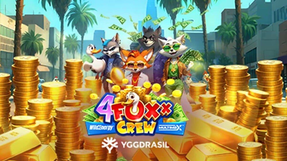 4 FOXX Crew slot game by Yggdrasil Gaming