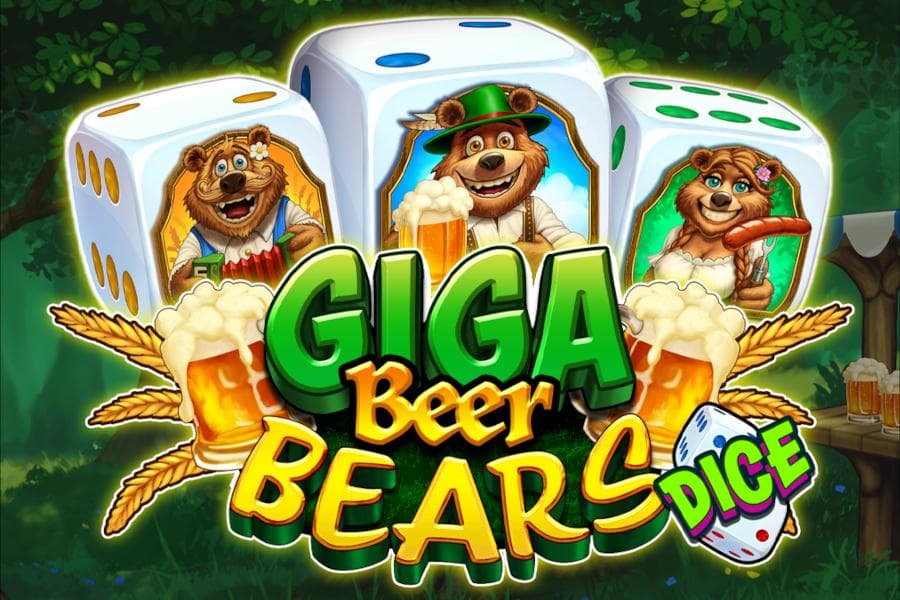 Giga Beer Bears Dice slot game by Zeusplay
