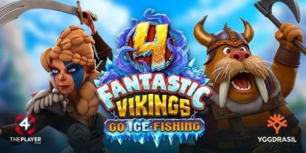 4 Fantastic Vikings Go Ice Fishing slot game by 4ThePlayer
