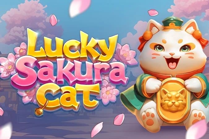 Lucky Sakura Cat slot game by Air Dice