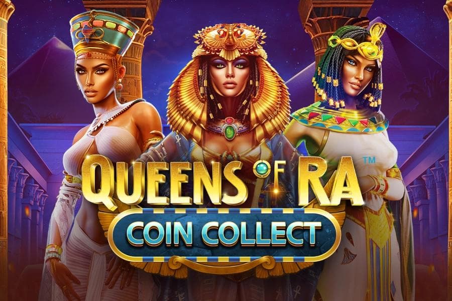 Queens of Ra: Coin Collect slot game by All For One Studios