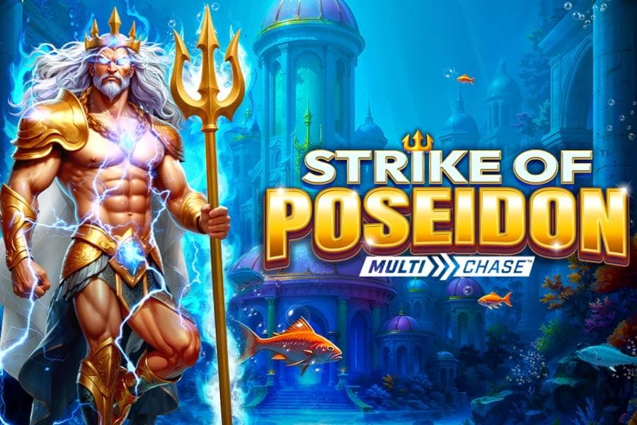 Strike of Poseidon MultiChase slot game by All For One Studios