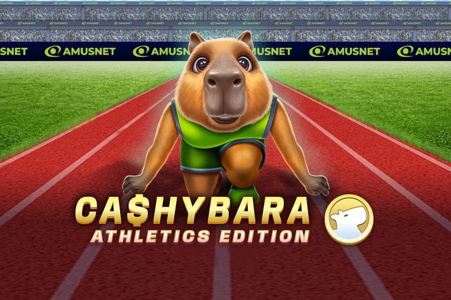 Cashybara Athletics Edition slot game by Amusnet