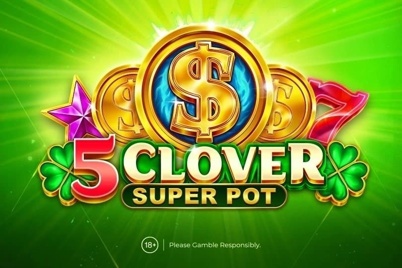 Clover Super Pot slot game by Amusnet