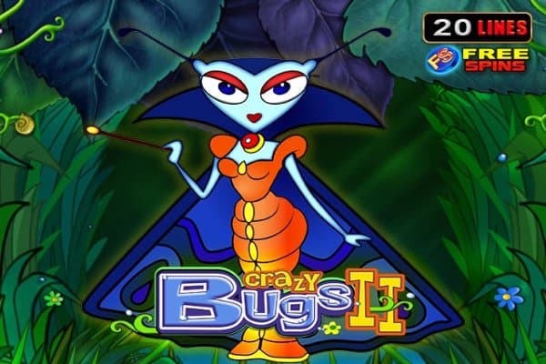 Crazy Bugs II slot game by Amusnet