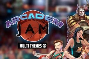 Arcadem Jam Multi Themes slot game by Arcadem