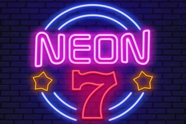 Neon 7 slot game by Aspect Gaming