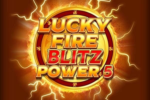 Lucky Fire Blitz Power 5 slot game by Blueprint Gaming