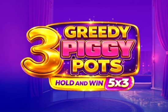 3 Greedy Piggy Pots slot game by Cherry Play