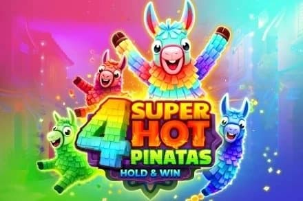 4 Super Hot Pinatas slot game by Clawbuster