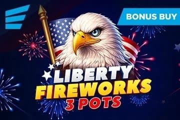 Liberty Fireworks slot game by Evoplay