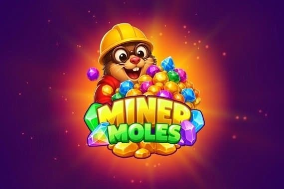 Miner Moles slot game by Fantasma Games