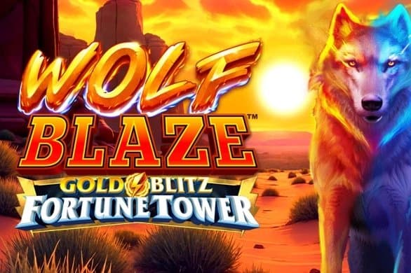 Wolf Blaze Gold Blitz Fortune Tower slot game by Fortune Factory Studios