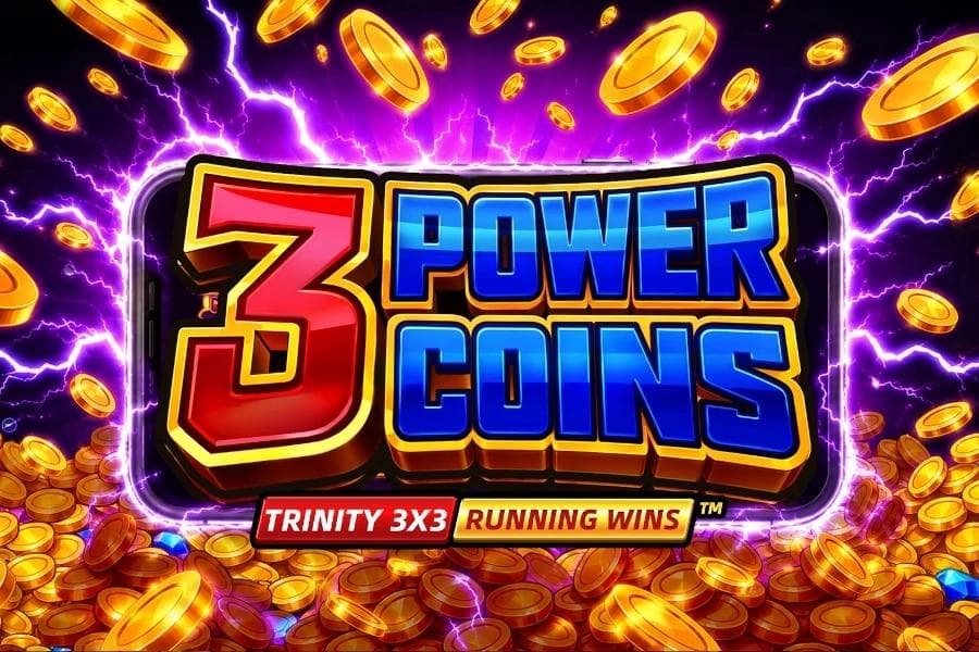 3 Power Coins: Running Wins slot game by Fugaso