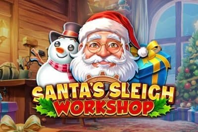 Santa's Sleigh Workshop slot game by GameArt