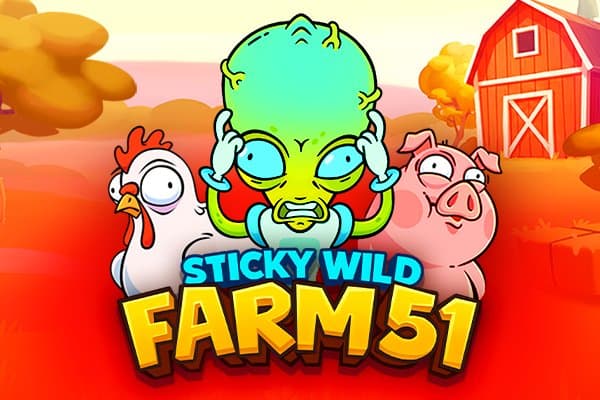 Sticky Wild: Farm 51 slot game by GameBeat