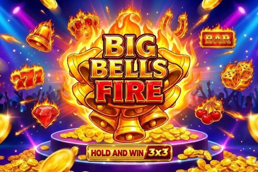 Big Bells Fire slot game by GameTimeTec