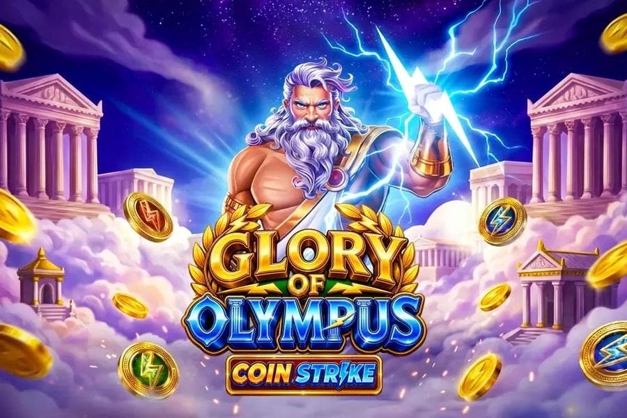 Glory of Olympus Coin Strike slot game by GameTimeTec