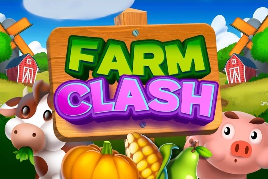 Farm Clash slot game by Giocaonline
