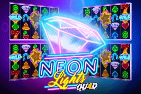 Neon Lights Quad slot game by GMW