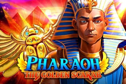 Pharaoh The Golden Scarab slot game by GMW