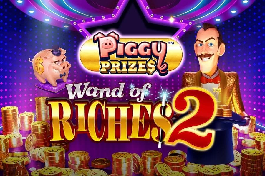 Piggy Prizes: Wand of Riches 2 slot game by Greentube