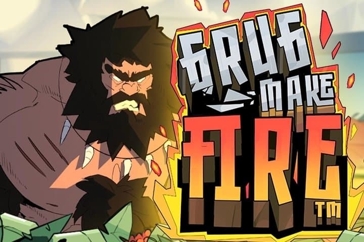 Grug Make Fire slot game by Hacksaw Gaming