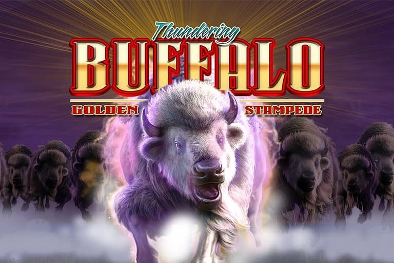 Thundering Buffalo: Golden Stampede slot game by High 5 Games