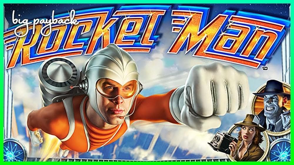 Rocket Man slot game by IGT