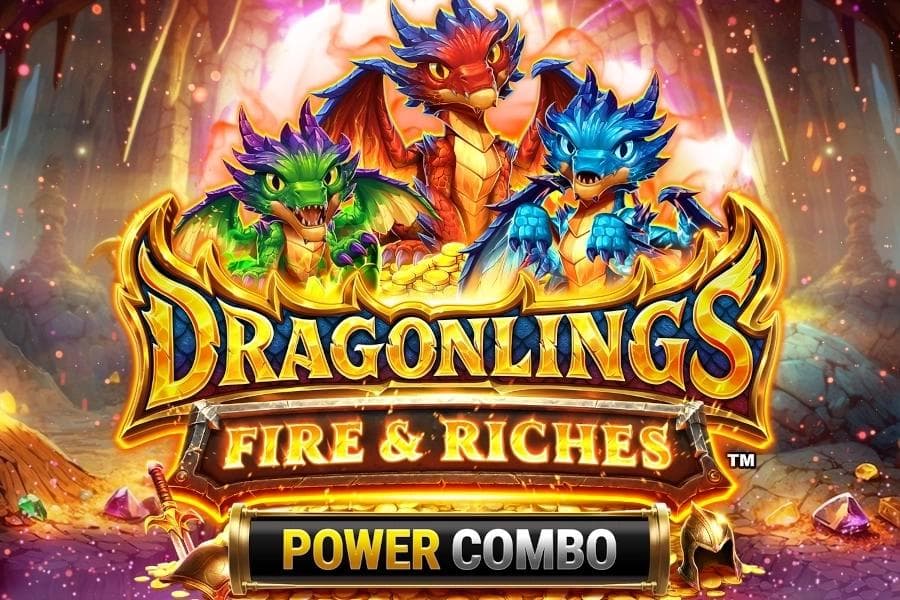 Dragonlings: Fire & Riches Power Combo slot game by Infinity Dragon Studios