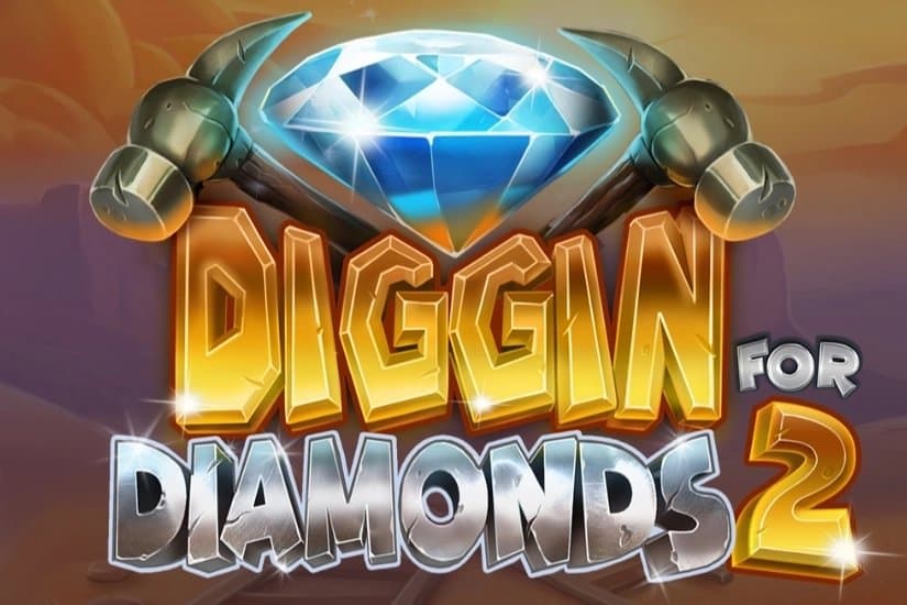 Diggin for Diamonds 2 slot game by Jelly