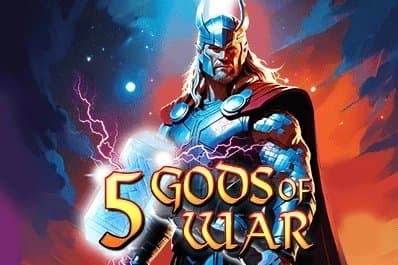 5 Gods of War slot game by KA Gaming