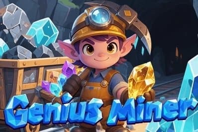 Genius Miner slot game by KA Gaming