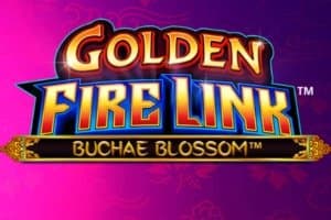 Golden Fire Link Buchae Blossom slot game by Light & Wonder