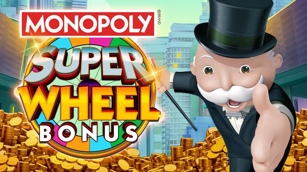 Monopoly Super Wheel Bonus slot game by Light & Wonder