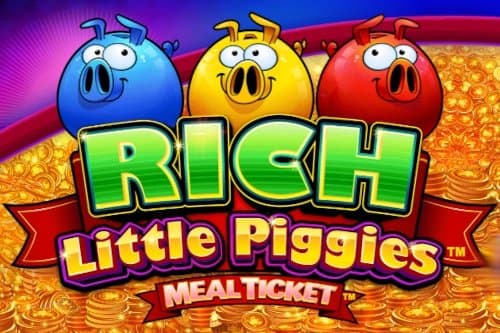 Rich Little Piggies Meal Ticket slot game by Light & Wonder