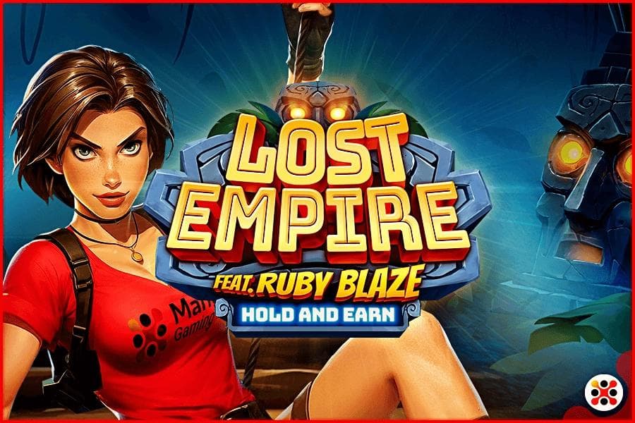 Lost Empire: Featuring Ruby Blaze slot game by Mancala Gaming