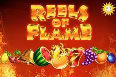 Reels of Flame slot game by Merkur